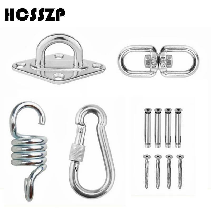 

By free TNT/Fedex Ultimate Hanging accessories Kit Hammock Chair Hammock Spring, Ceiling Hammock Mount and Swivel Hook