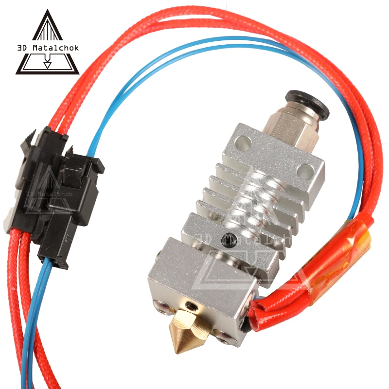 CR10 Hotend Bowden Extruder Long distance Titanium Alloy Heat break Throat 1.75mm for Creality CR-10 D Printer Micro Swiss