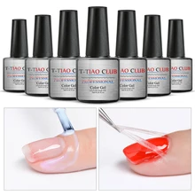Anti-freezing Nail Art Latex Peel Off Liquid Soak Off เทปป้องกันหนังกำพร้าสีชมพูป้องกันหนังกำพร้าเล็บเล็บเครื่องมือ(China)