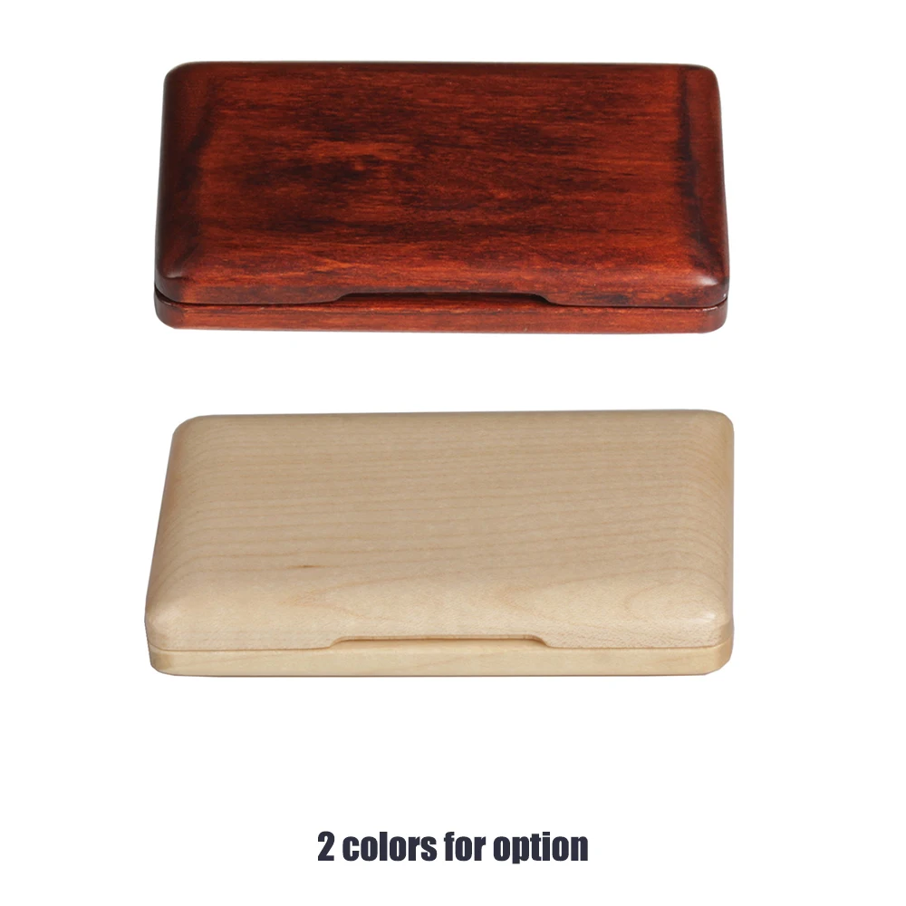 

Solid Wood Reed Case Wooden Holder Box for Tenor/ Alto/ Soprano Saxophone Clarinet Reeds, 2pcs Capacity