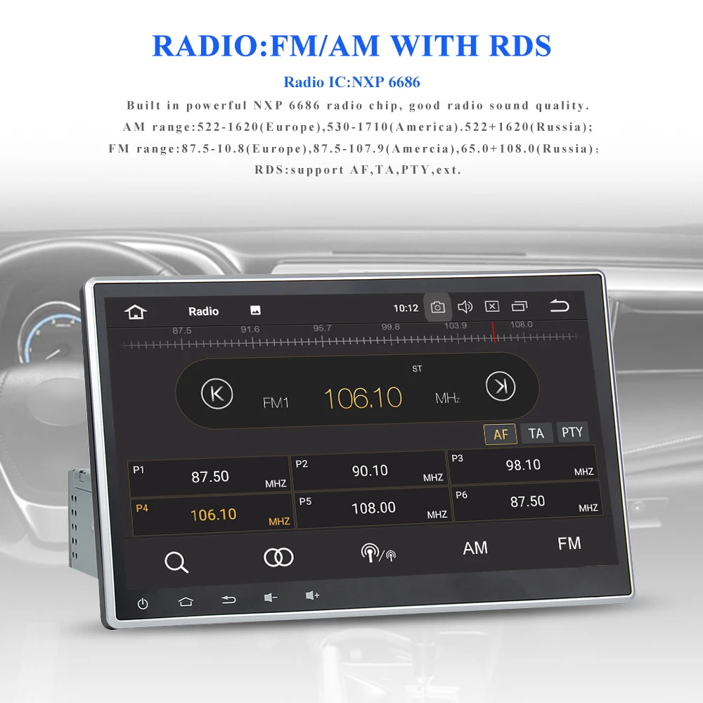 Автомобильный Android 9,0 радио gps для Toyota C-HR CHR мультимедиа с " ips экран Авто Стерео NAVI головное устройство 4G wifi RDS