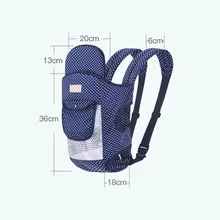 Младенческой новорожденный безопасности Перевозчик регулируемый ремень мягкий воздухопроницаемый детский слинг переноски FJ88