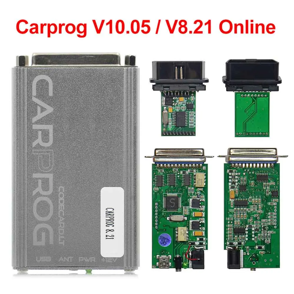 Carprog V10.93 V10.0.5 Основной блок 8 21 онлайн ECU чип для тюнинга автомобиля Prog V8.21 irbag