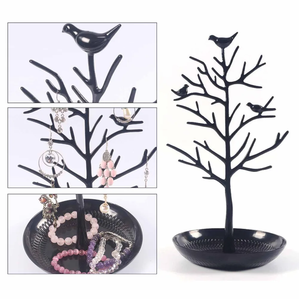 Столешница для ювелирных изделий Black Birds Tree подставка сережек ожерелий колец