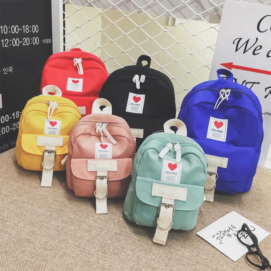 

Fashion Pure Color Mini Backpack For Teenage Girls School Bags High Quality Female Small Backpack Women Back Pack sac Mochilas