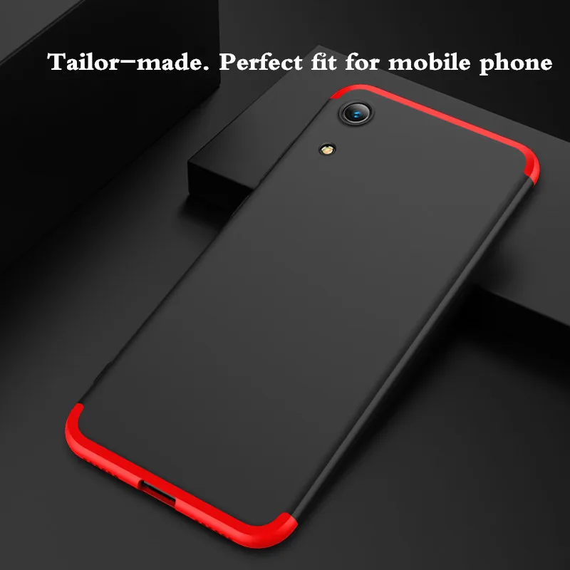 

360 Full Protector Phone Case For Huawei Y7 Pro Y7 Prime 2019 Nova 4 Honor 8A 3 in 1 Matte Hard Plastic Cover