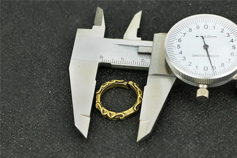 Brass Vintage  Pattern Key Rings (13)