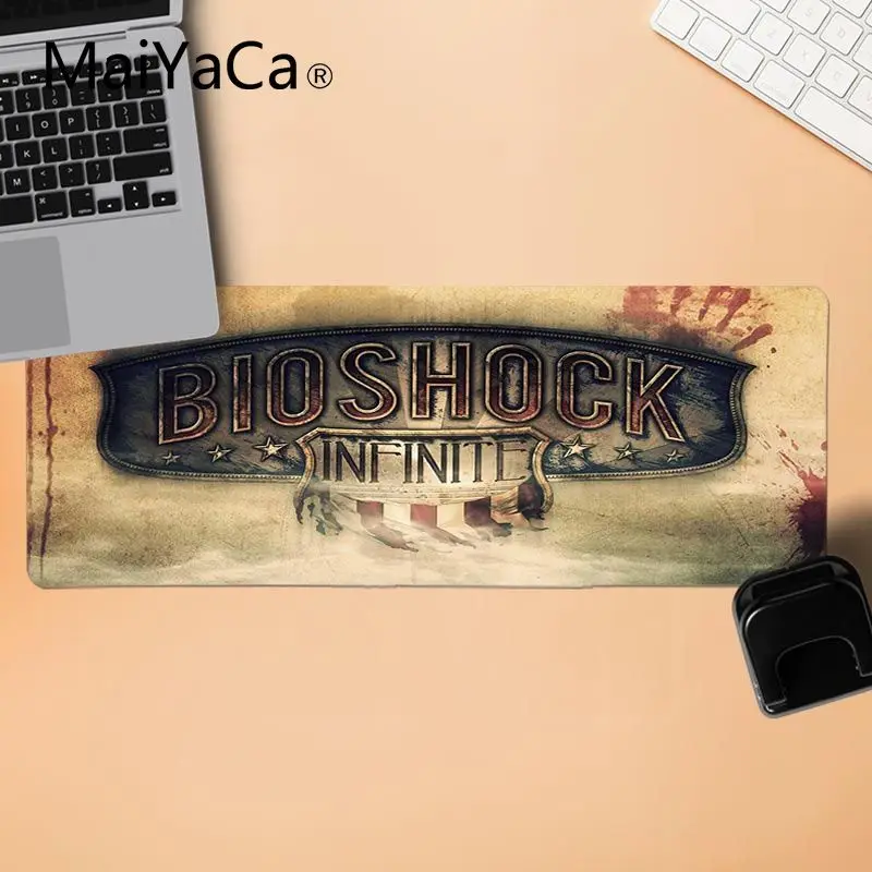 MaiYaCa заказной кожи BioShock Infinite геймерская игра коврики износостойкий коврик для мыши резиновый коврик для мыши коврик - Цвет: LockEdge 30x80cm