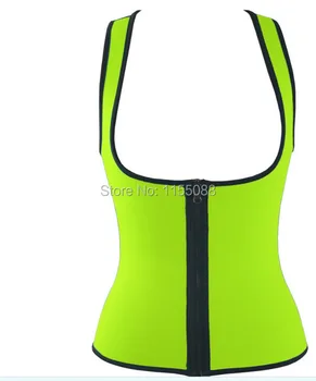 

10pcs/lot Plus size women sweat enhancing waist corset cincher waist trainer suit vest shaper body top