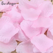 100 шт 40 цветов Искусственные высушенные шелковые лепестки роз листья вечерние свадебные принадлежности