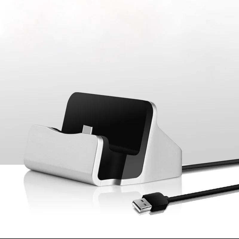 Зарядное устройство типа C USB Настольный держатель для Телефона Зарядная база док