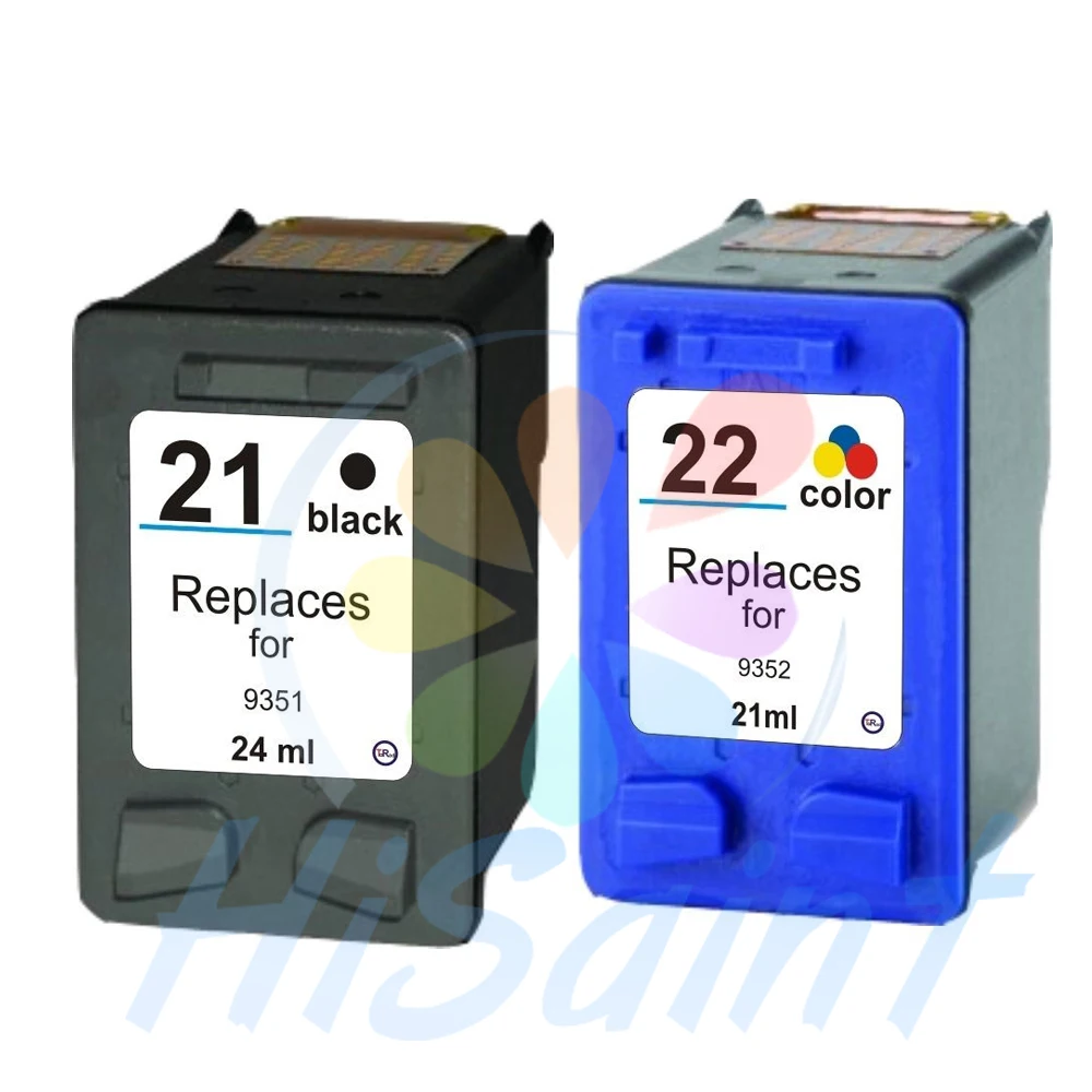 Hisaint cartuchos de tinta para impresora, para HP21 22, F380, F2100,  F2110, F2240, F2280, F2250, F4100, 3915, 3920, D1530, HP 21, 22|ink  cartridge|printer cartridgescartridge for hp - AliExpress
