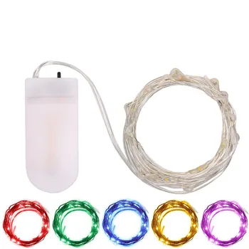 

2M 20LEDs Christmas Lights Outdoor Waterproof Fairy LED String Light CR2032 Battery Operated For Party Wedding