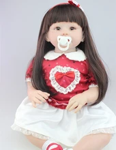 28 inch Big Toddler Doll Bonecas Soft Silicone Vinyl Lifelike Reborn Baby Dolls Birthday New Year Gifts Toys for Girls
