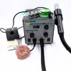 QUICK 706W+ Digital Display Hot Air Gun Soldering Iron Anti-static Temperature Lead-free Rework Station 2 In 1 With 3 Nozzles ► Photo 2/5