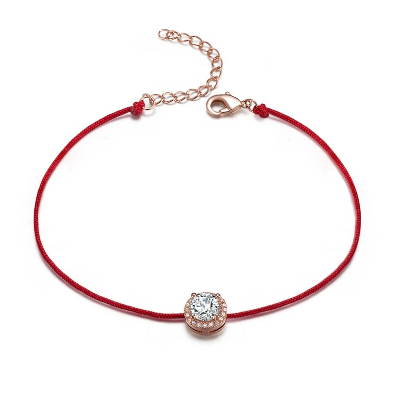 2018 Fashion Handmade Love Lucky Red Rope String Bracelet Bangle Anklet Jewelry