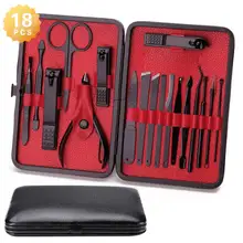 12/15/18 шт кусачки для ногтей комплект набор для маникюра и педикюра ногтей набор для дизайна ногтей инструменты все кутикулы толкатель вросшего ногтя файл пинцет