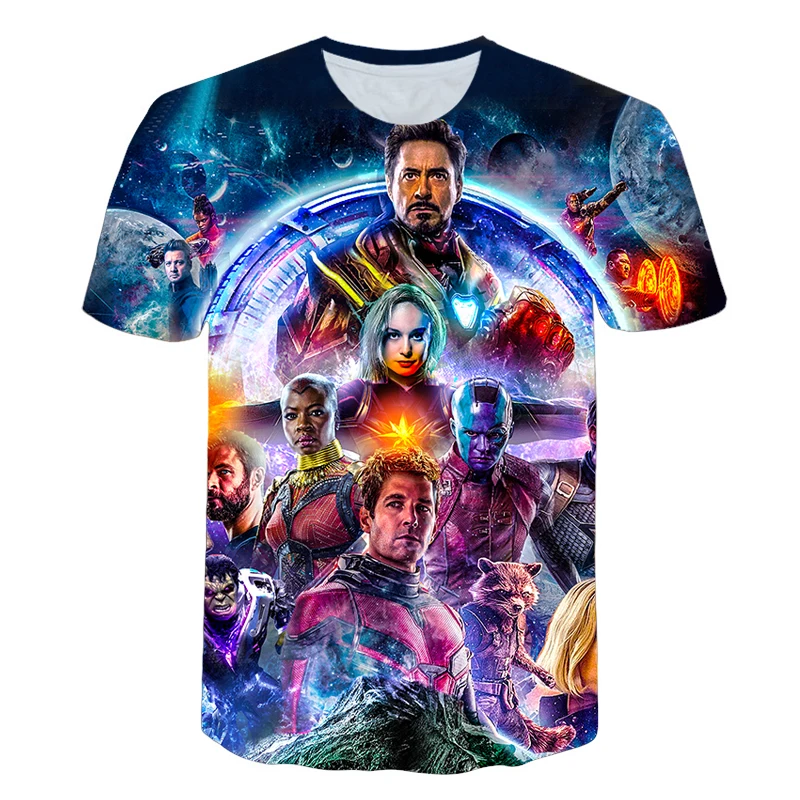 ZUTTER дизайн футболка для мужчин/женщин marvel Мстители эндигра 3d Принт футболки короткий рукав Харадзюку стиль футболки топы