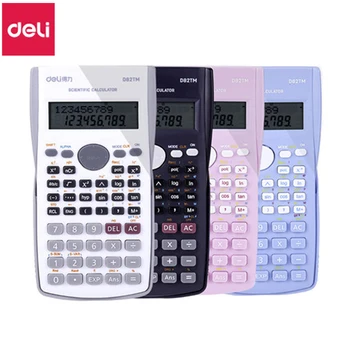 

1pcs Deli D82TM Scientific Calculator Multi Purpose Student Function Computer Engineering Test Special Portable Calculator