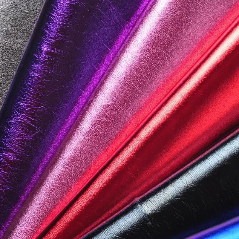 

91x135cm Good Quality Pink Glitter Faux Leather For Clothing, Synthetic Leather Material For Belt, Shoes Vinyl Leather Fabric