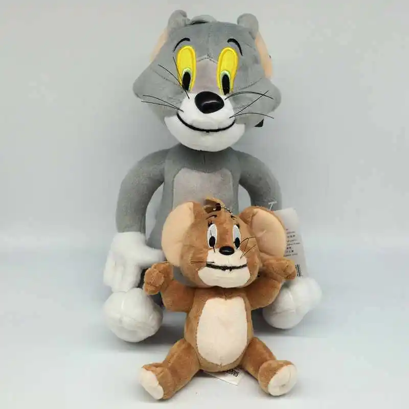 

2pcs/set Cat Tom And Jerry Mouse Plush Stuffed Cat Mouse Toys Dolls Boneca Pelucia Brinquedos Learning&Education toys For Kids