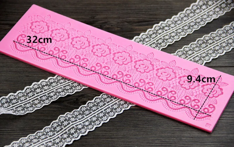 Flower-Pattern-Silicone-Lace-Impression-Mat-Fondant-Cake-Border-Bake-Emboss-Decoration-Mold-Kitchen-Accessories-CT1127 (6)