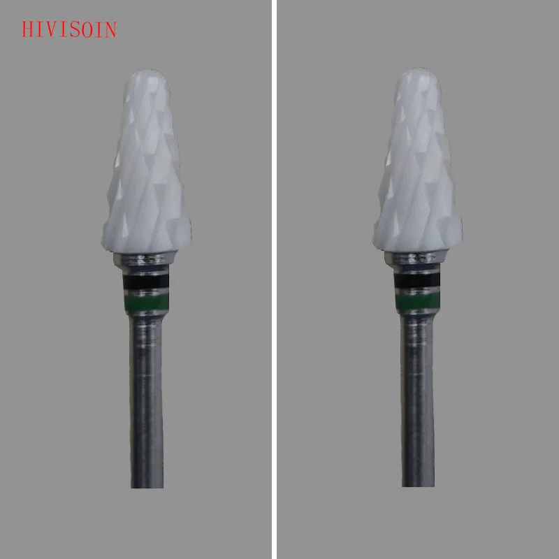 2 шт/лот белый керамический циркониевый стоматологический лабораторный боры-коническая форма-поперечный разрез XXC (0202,060)