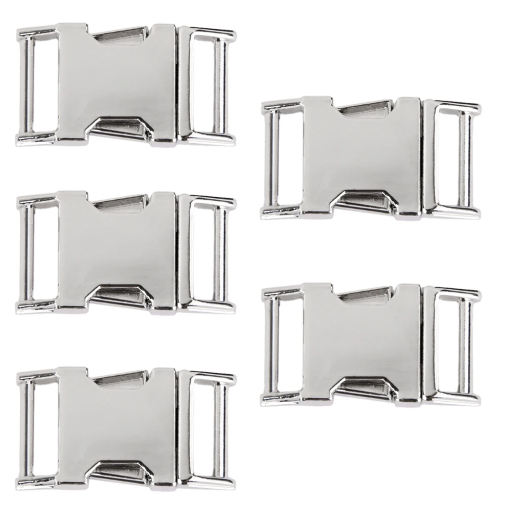 5 шт 3/8 'металлический релиз клипса для Паракорда браслеты Топ 30 мм