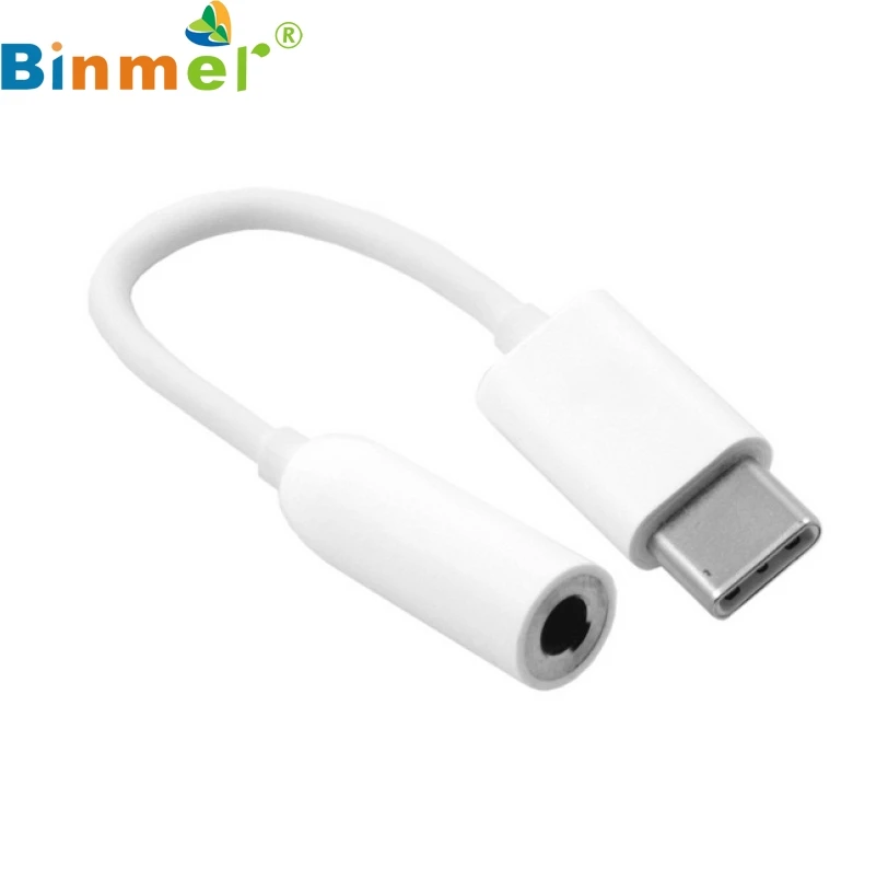 

Top Quality New USB 3.1 Type-C USB-C to 3.5mm Audio Speakder Microphone Female Adapter For Oneplus 3 Three JUL 22