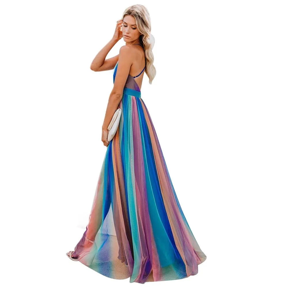 Модное Длинное Платье с богемным принтом элегантное шифоновое платье лето 2019 |
