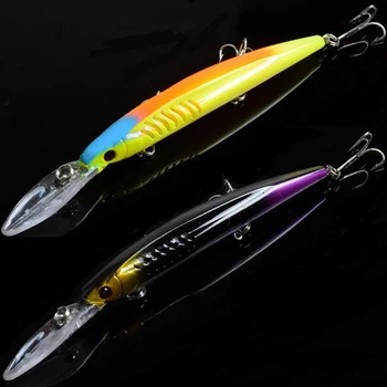 

15cm 12.5g Japan Hard Bait Laser Minnow Fishing Lure 6# Hook Deep Sea fishing Wobbler Tackle Crankbait Isca Artificial Bait