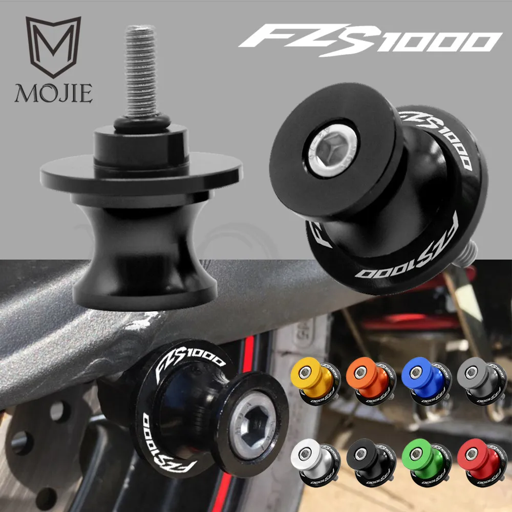 

6mm CNC Aluminum Motorcycle Swingarm Spools Sliders Stand Screws Slider For Yamaha FZS1000 FZS 1000 FZ1 2004-2008 2005 2006 2007