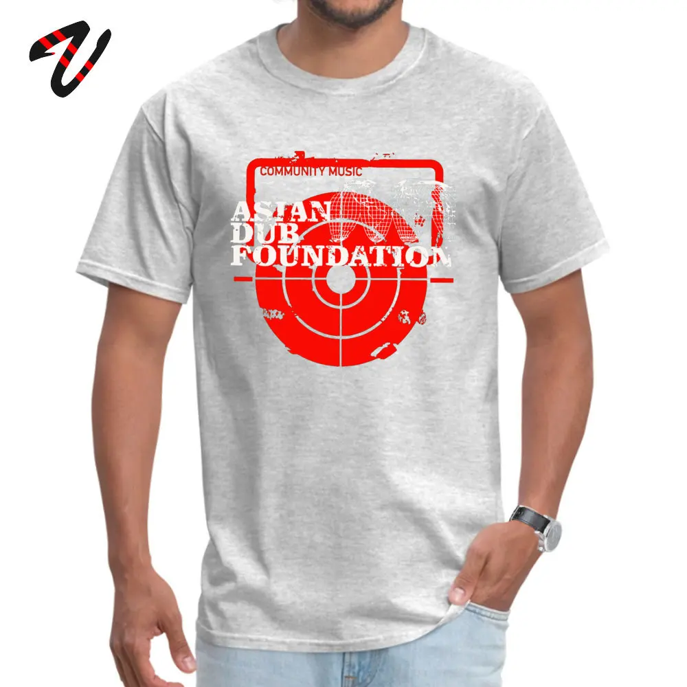 Casual Short Sleeve Tops Tees Mother Day Classic O Neck 100% Cotton Tops & Tees Men T Shirt Community Music Asian Dub Foundation Community Music Asian Dub Foundation20163 grey