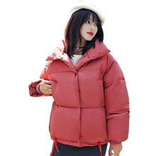 Женское пальто с воротником-стойкой и пуговицами, зимняя женская верхняя одежда, зимние куртки, осенняя хлопковая стеганая куртка, Chaqueta Mujer Invierno