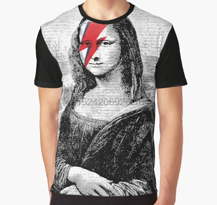 

All Over Print 3D Tshirt Men Funny T Shirt Mona Lisa x Ziggy #2 Full Print Big print Graphic T-Shirt