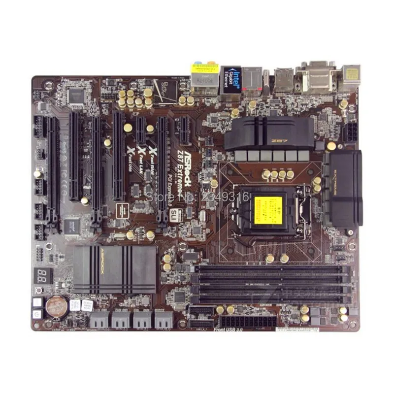 Б/у оригинальный слот LGA1150 Z87 материнская плата для ASRock extreme 4 настольная USB3.0 SATA3 DDR3