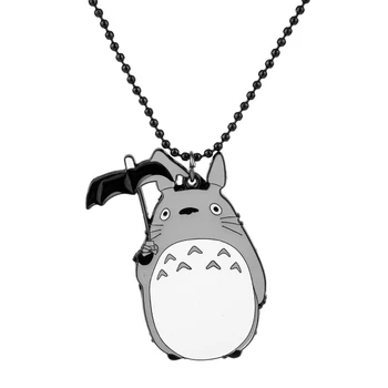 

Hayao Miyazaki Necklace Cartoon My Neighbor Pendant Necklace Enamel Jewelry Gifts Kids Kawaii Colar Gift