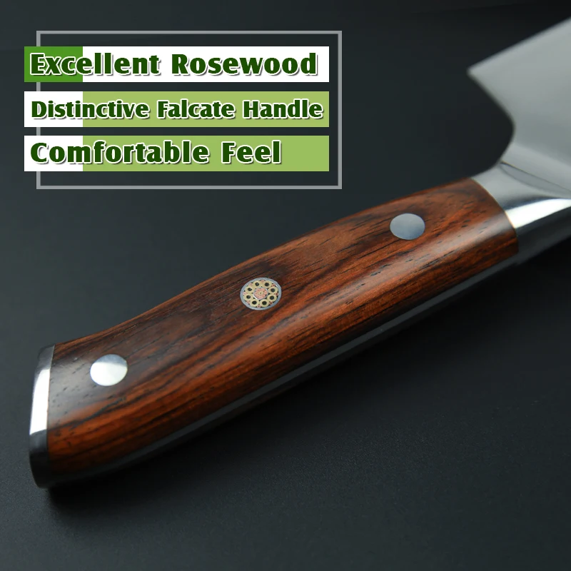 XINZUO 8'' inch Chef Knife vg10 Damascus Steel Kitchen Knives Stainless Steel Gyutou Slicing Knife Cultery with Rosewood Handle