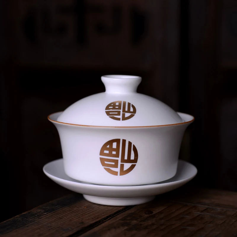 180 мл чайная чашка Chawan керамический чайный набор кунг-фу чайник Gaiwan Tie Guanyin Dahong Pao oolong чай кухня обеденный бар чайная посуда - Цвет: A