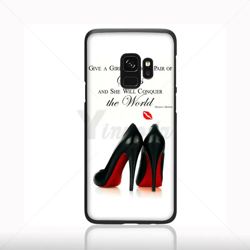 red high heel shoes