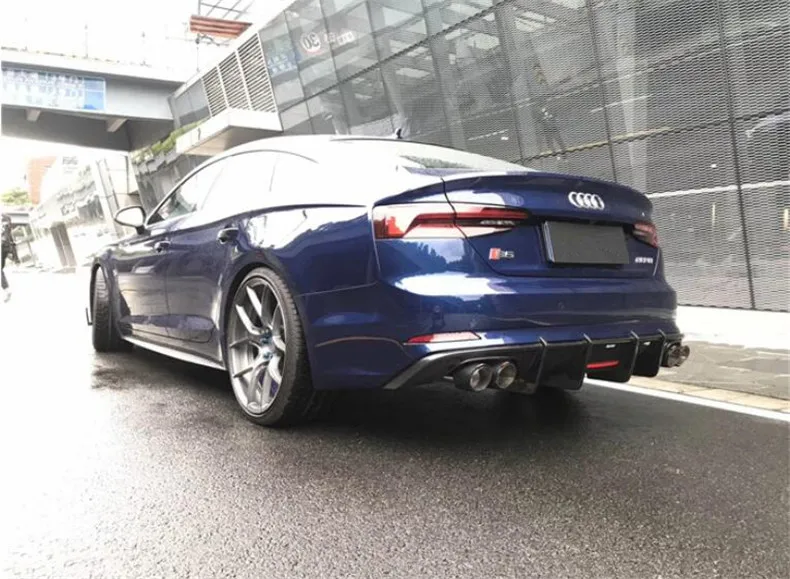 Задний спойлер из углеродного волокна для Audi A5 S5 Sportback высококачественный диффузор заднего бампера авто аксессуары