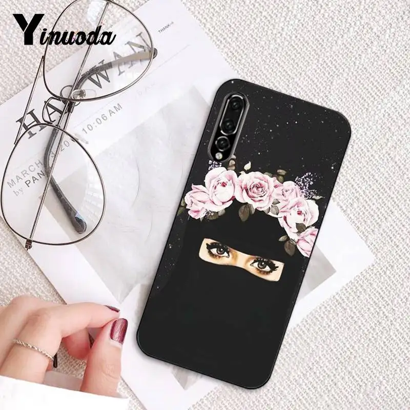 Oriental Woman In Hijab Face Muslim Islamic Gril Eyes Phone Case