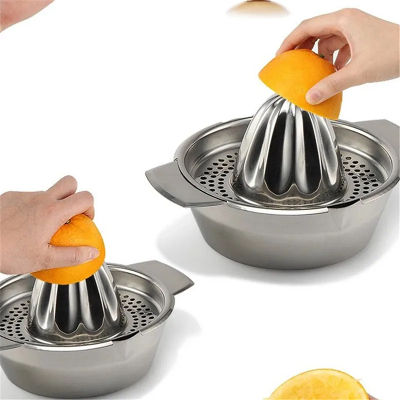 

Mini Home Appliances Mini Juicer Handheld Orange Lemon Juice Maker Stainless Steel Manual Squeezer Press Squeezer Citrus Juicer