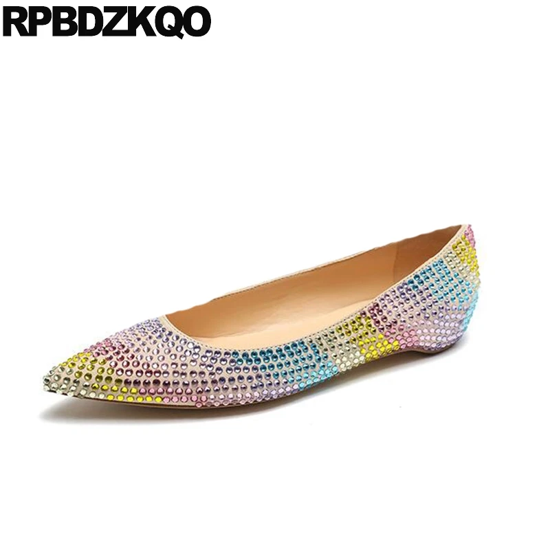 Женские туфли на плоской подошве с острым носком|slip on flats|slip onshoes european |