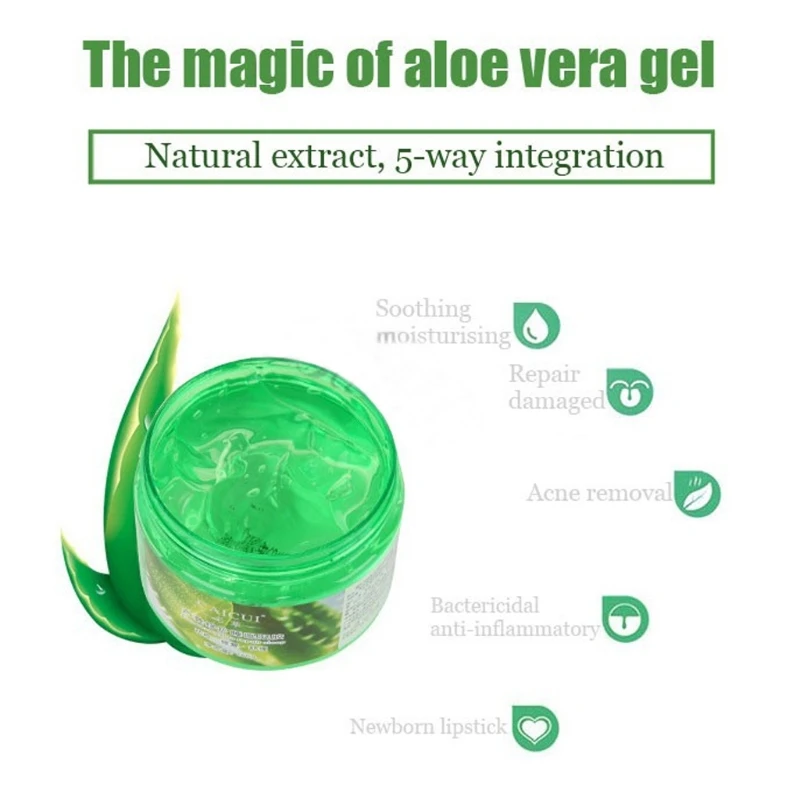 160g Aloe Vera Gel завод маска для ухода за кожей, очищение пор увлажняющий крем для ремонта и черных точек прыщей, Уход за лицом для солнцезащитного крема