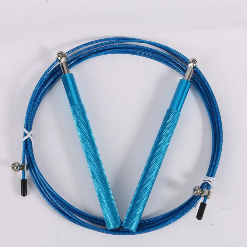 New Adjustable Crossfit Speed Jump Rope Ball Bearing Aluminum Handle