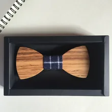 Новое поступление мужчин древесины галстук-бабочка Matts треугольник плед форма джентльмен галстук-бабочка полноценно галстук