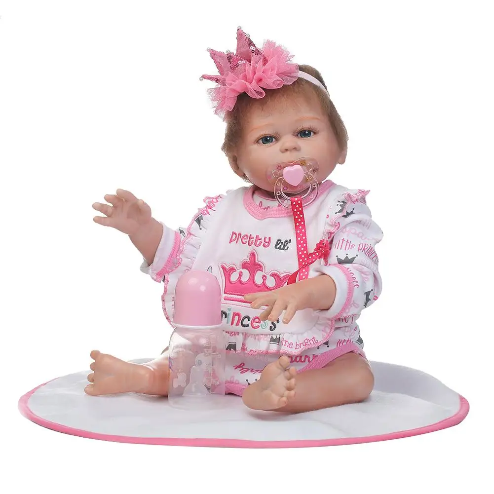 

Popular 50cm Simulation Baby Toy Soft Children Kids Newborn Reborn Doll Birthday Gift