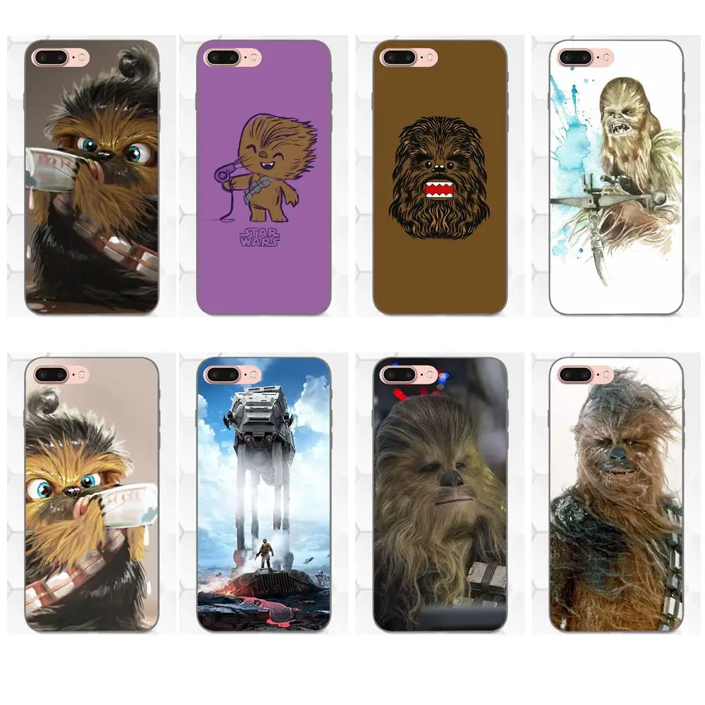 Soft Silicone TPU Black Skin Paintin Chewbacca For Xiaomi Mi Mix Max Note 2 2S 3 5X 6 8 SE A1 Play F1 | Мобильные телефоны и