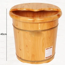 Высокое качество кедра для ног твердой древесины ног ведро бытовой массаж ног древесины повышение ноги педикюр